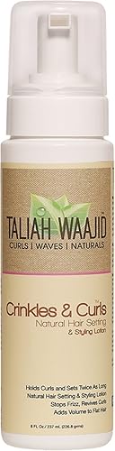 Taliah Waajid Crinkles & Curls Natural Hair and Lock Styling Lotion, 8 oz (Pack of 5) Beauty & Personal Care Taliah Waajid black earth products