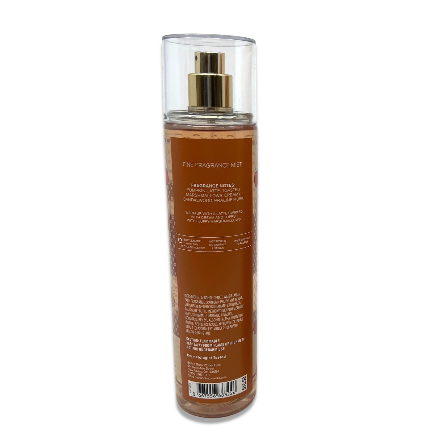 Bath & Body Works Marshmallow Pumpkin Latte Fragrance Mist 8oz - pack of 3 Beauty & Personal Care Bath & Body Works