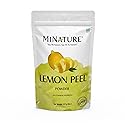 Lemon Peel (Citrus Limon) Powder by mi nature| 100% Pure and Natural | 227g,(8oz), (1/2 lb) | Vegan | Non-GMO | For Skin care | Used for Soap making | Beauty & Personal Care minature