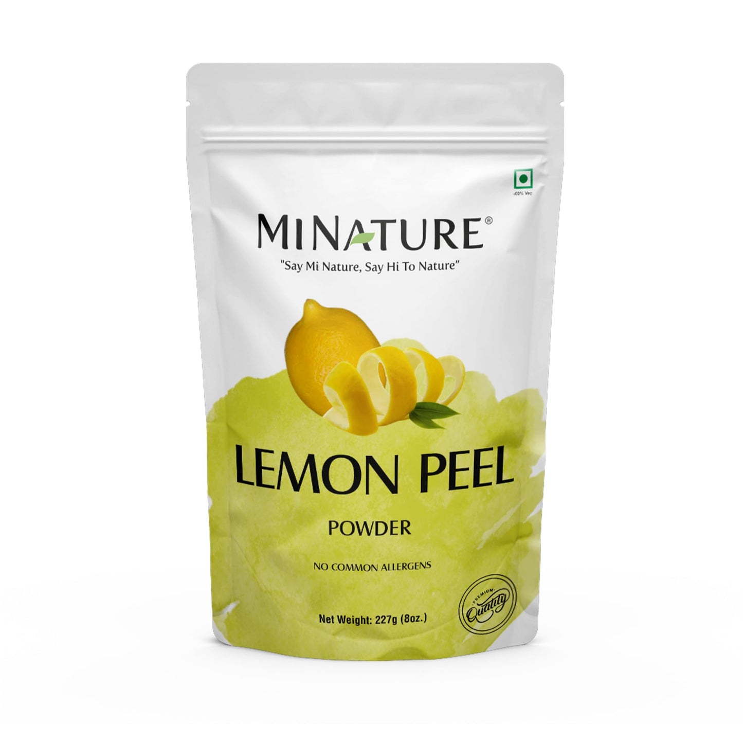 Lemon Peel (Citrus Limon) Powder by mi nature| 100% Pure and Natural | 227g,(8oz), (1/2 lb) | Vegan | Non-GMO | For Skin care | Used for Soap making | Beauty & Personal Care minature