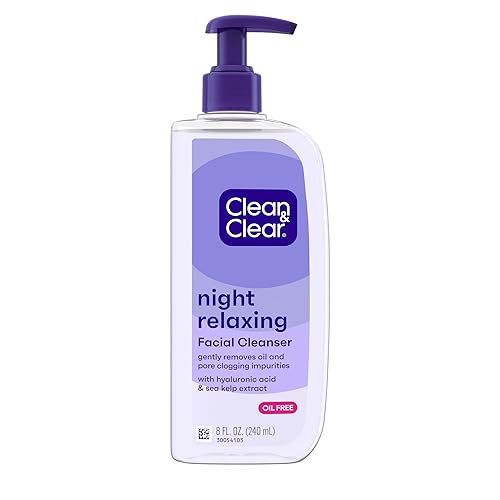 Clean & Clear Night Relaxing Deep Cleaning Oil-Free Night Face Wash, Foaming Facial Cleanser with Hyaluronic Acid & Sea Kelp Extract Gently Removes Beauty & Personal Care Clean & Clear