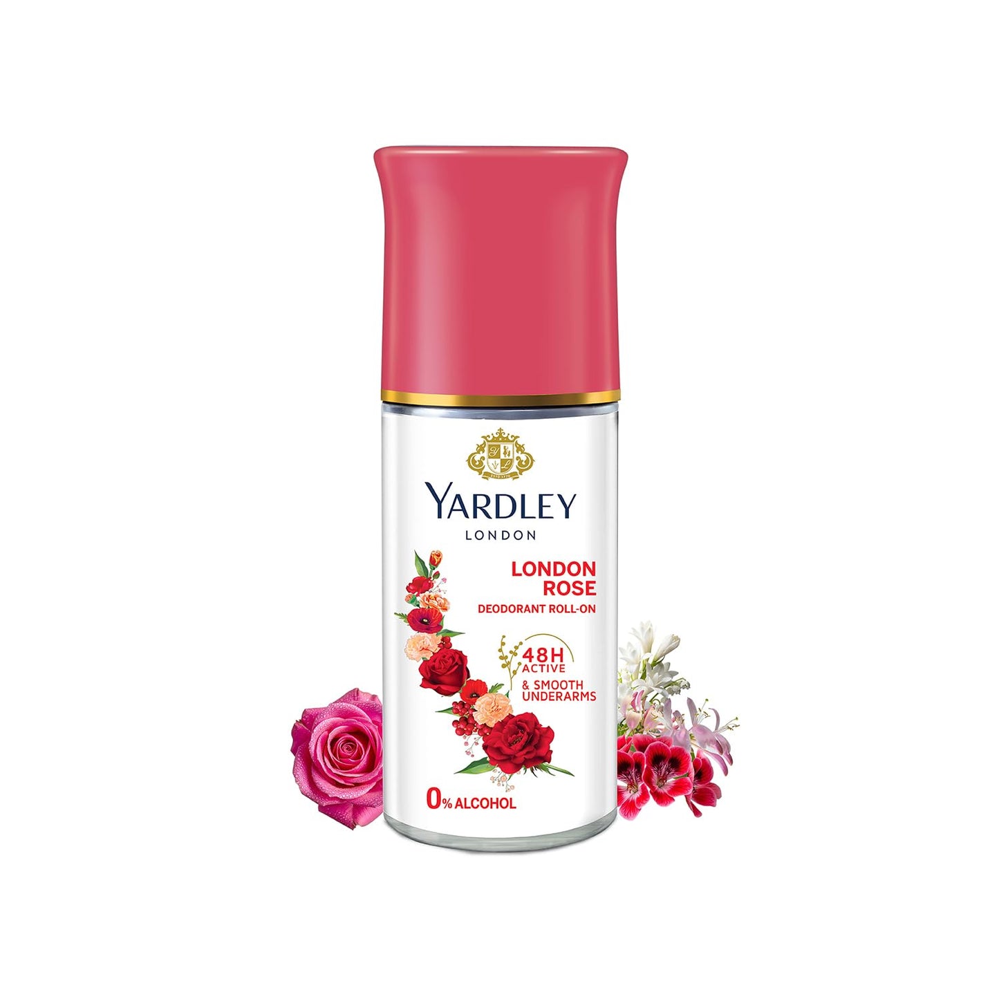 Yardley London Rose Deodorant Roll-On 50ml Beauty and Personal Care Yardley