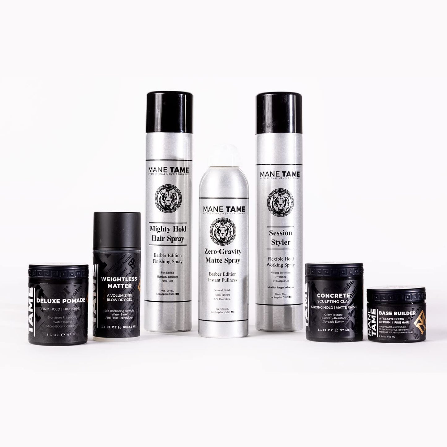 MANE TAME Zero-Gravity 7oz Matte Finish Spray - Adds Instant Fullness, Volume, Texture, and UV Protection for Thicker, Styled Hair Beauty & Personal Care Mane Tame Professional Men's Grooming