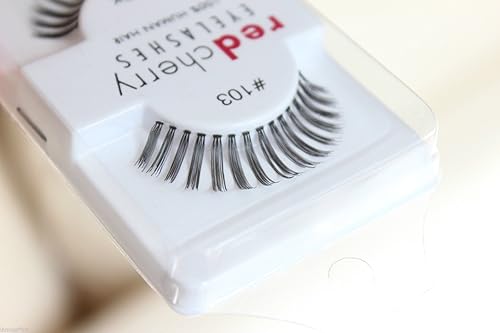 Red Cherry Eyelashes 100% human hair #103 (6 pairs pack) by Thorlight Beauty & Personal Care Red Cherry