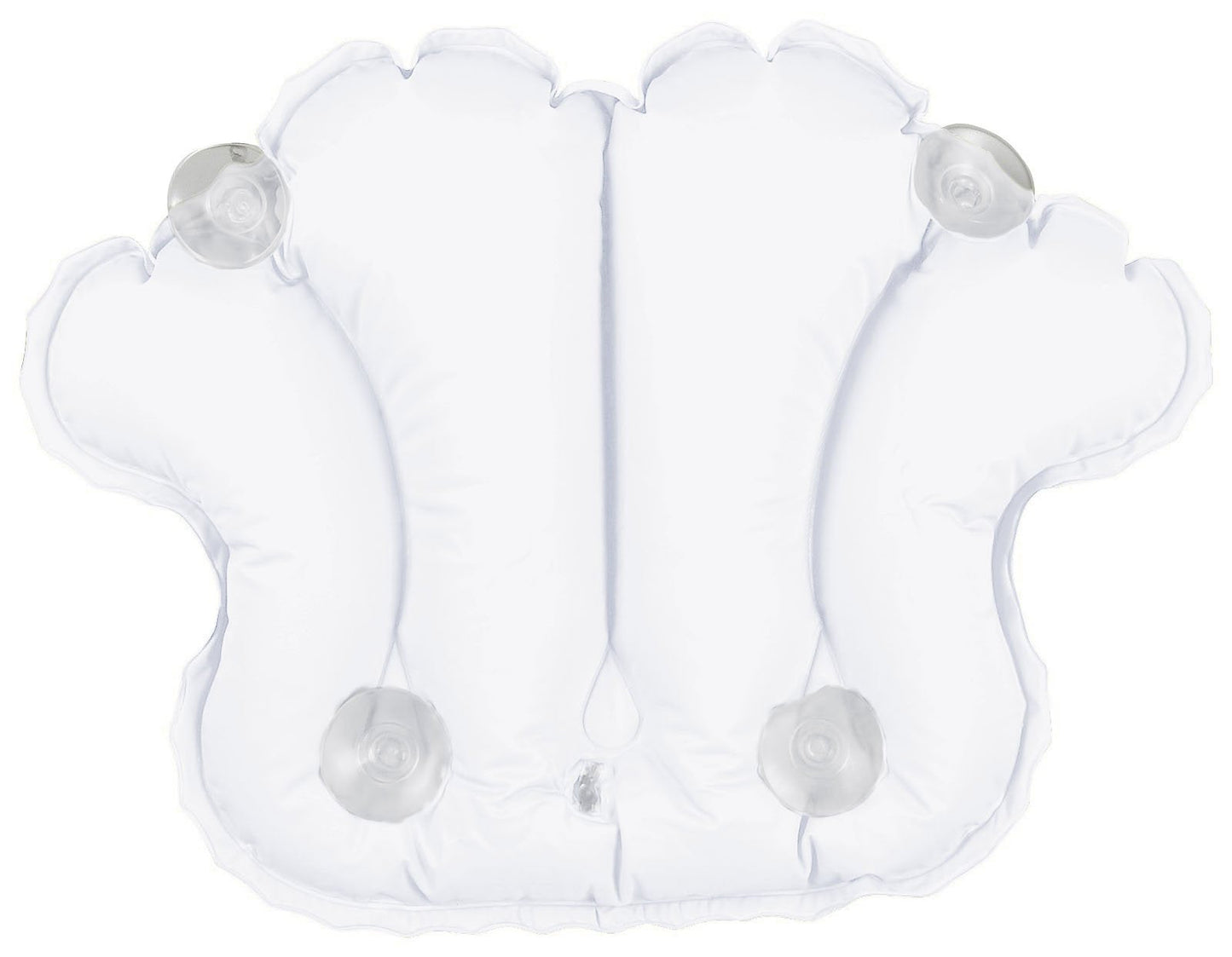 Deluxe Comfort, White Spa Quality-Easily Inflatable with Secure Suctioncups-Hot Tub and Jacuzzi Safe-Bath Pillow,Inf-1582-01 Beauty and Personal Care Deluxe Comfort
