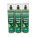 Bath & Body Works Vanilla Bean Noel Fine Fragrance Mist 8oz - Lot of 3 Beauty & Personal Care Bath & Body Works