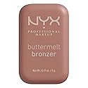 NYX PROFESSIONAL MAKEUP Matte Buttermelt Bronzer, Longwear Face Makeup with Up to 12 Hours of Wear, Vegan Formula - Deserve Butta (Light Medium Cool) Beauty & Personal Care NYX PROFESSIONAL MAKEUP