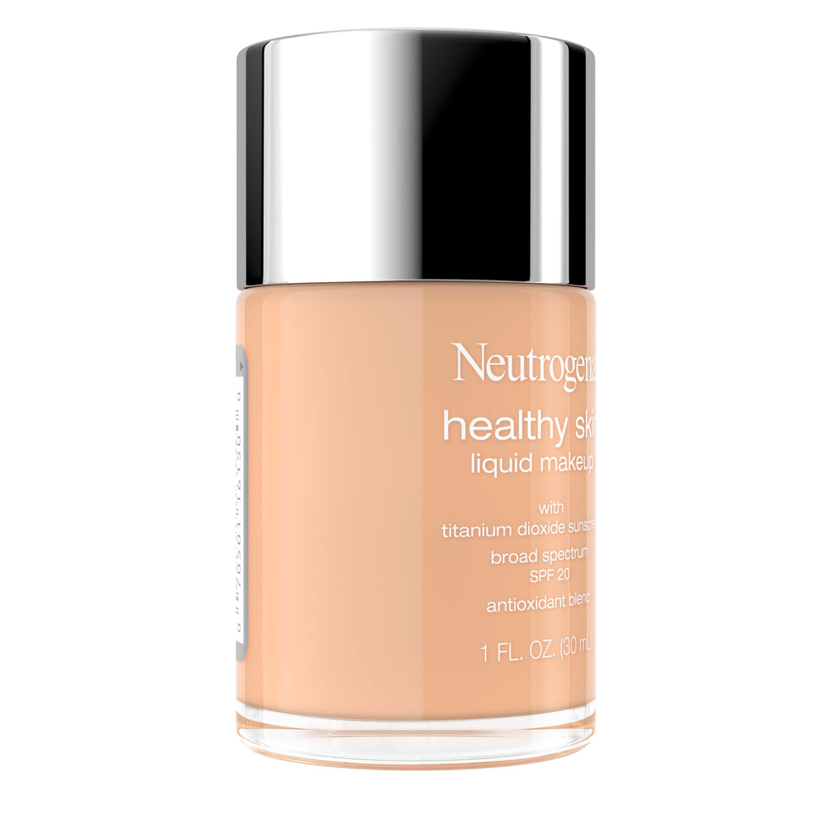 Neutrogena Healthy Skin Liquid Foundation Makeup Broad Spectrum SPF 20 Sunscreen, Medium Coverage, Vit B5, Antioxidants, All Day Wear, Shell Beige Beauty & Personal Care Neutrogena