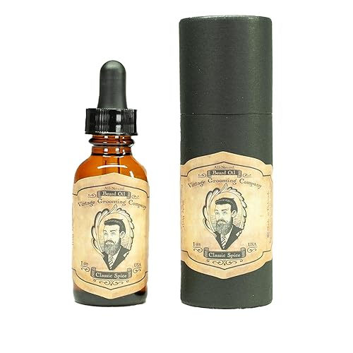 THE VINTAGE GROOMING CO. Classic Spice Beard Oil (1oz) All-Natural Beauty & Personal Care THE VINTAGE GROOMING CO.