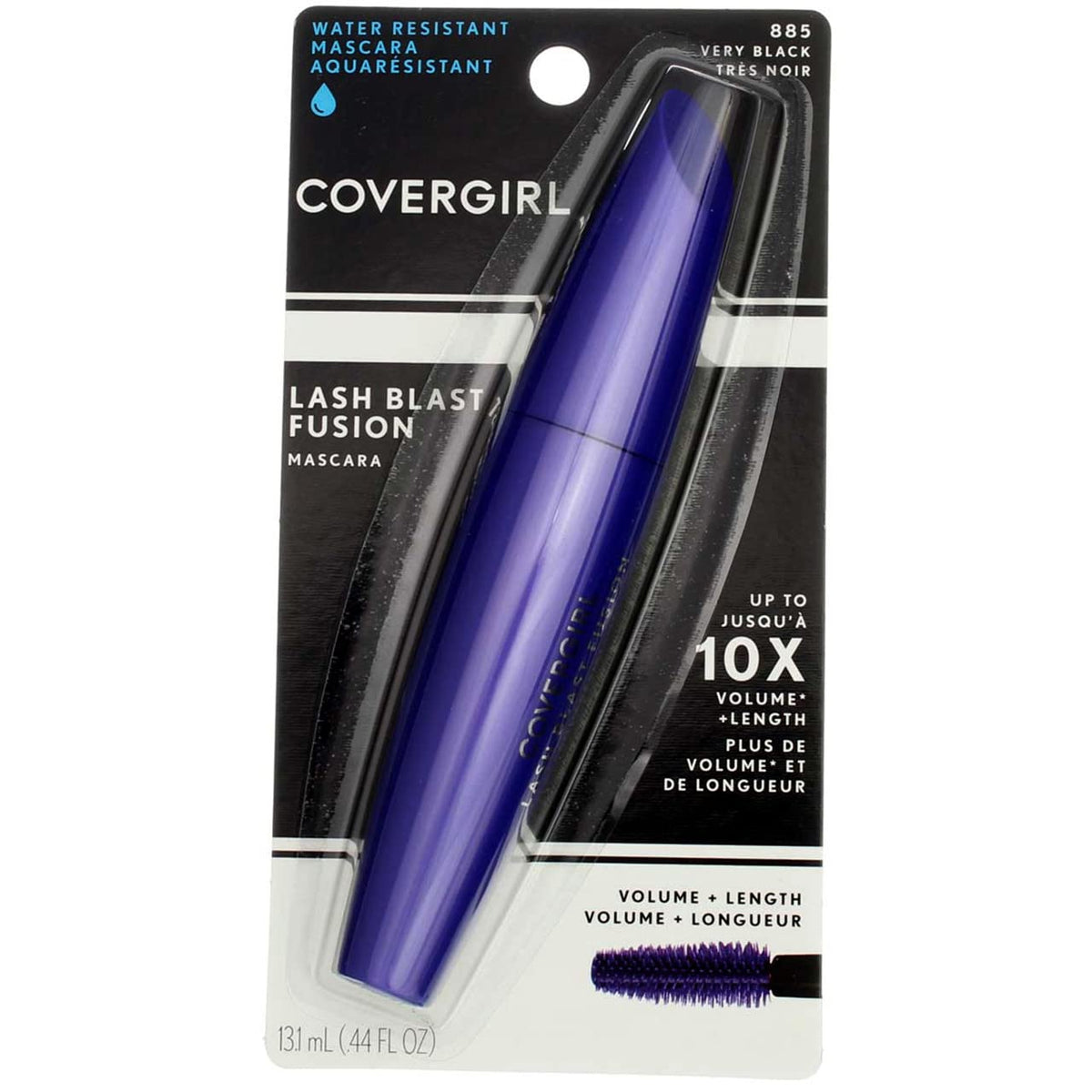 CoverGirl Water Resistant Mascara - Very Black (885) - 2 pk Beauty & Personal Care COVERGIRL