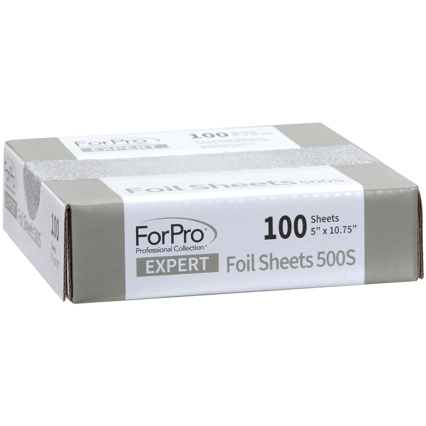 ForPro Expert Embossed Foil Sheets 500S, Aluminum Hair Foils for Color Application and Highlighting Services, Food Safe, Pop-Up Dispenser, 5” W x Beauty & Personal Care ForPro Professional Collection