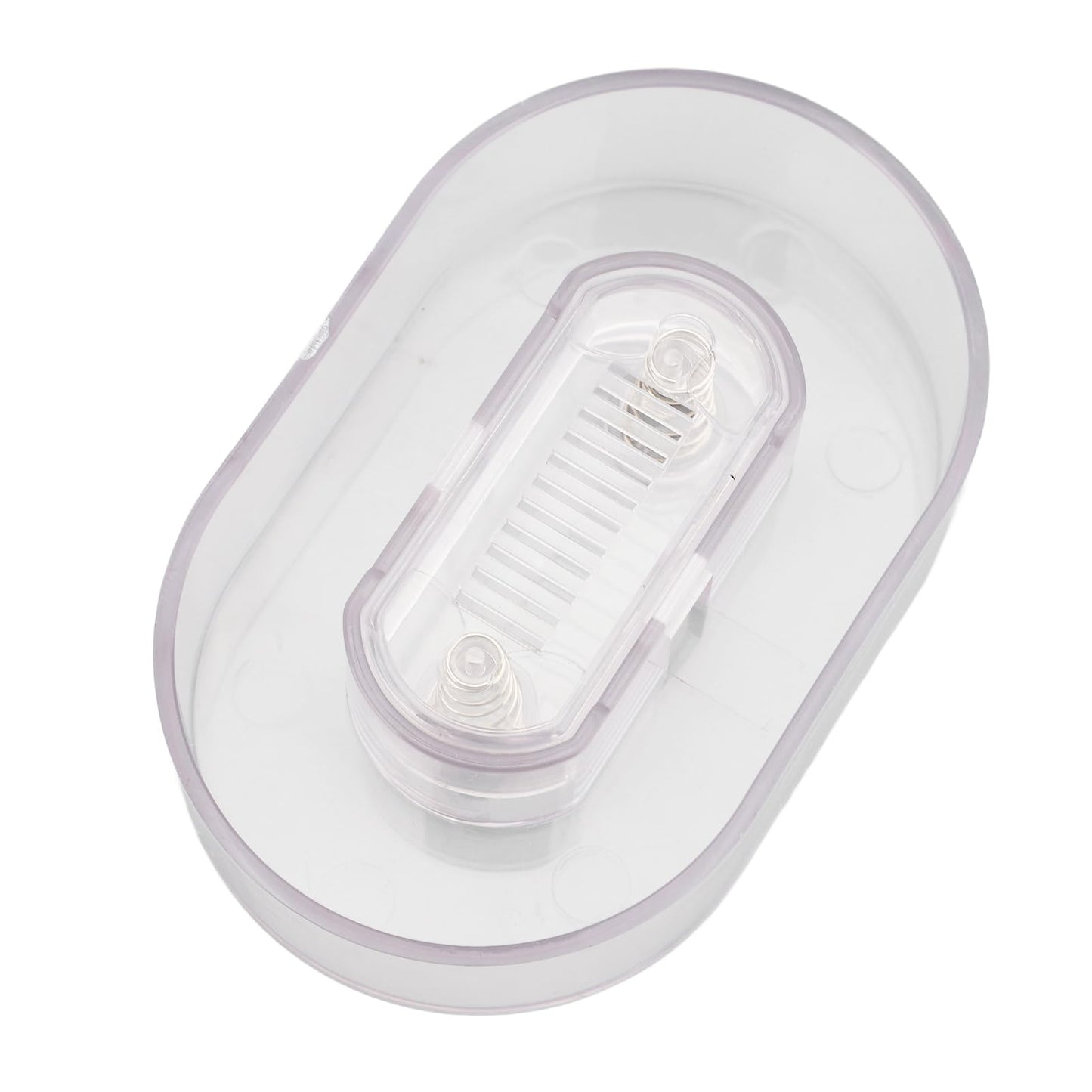 Beard Trimmer Rinser, Portable Shaving Cleaner Tool for Manual Push Type Beard Clipper, Water Conservation, Beard Clipper Rinser (Transparent) Beauty and Personal Care Pomya