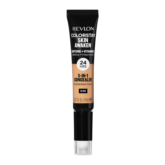 Revlon ColorStay Skin Awaken 5-in-1 Concealer, Lightweight, Creamy Longlasting Face Makeup with Caffeine & Vitamin C, For Imperfections, Dark Circles Beauty & Personal Care REVLON