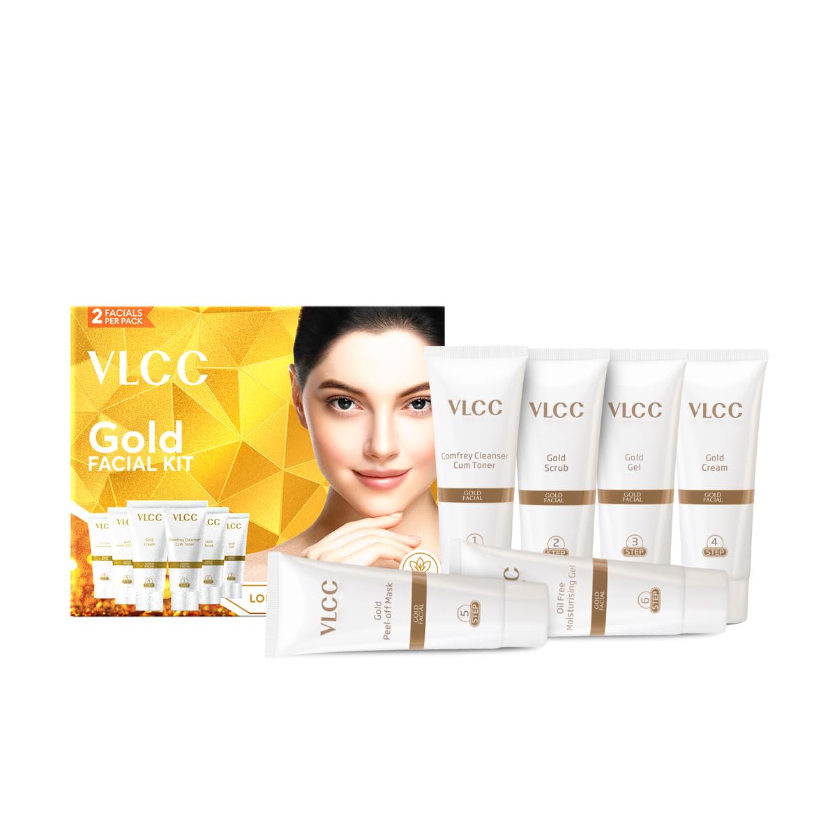 VLCC Natural Sciences Gold Facial Kit Beauty & Personal Care VLCC