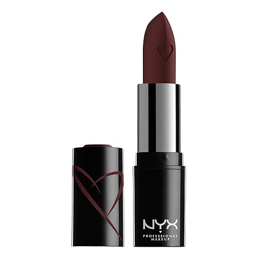 NYX PROFESSIONAL MAKEUP Shout Loud Satin Lipstick, Infused With Shea Butter - So Dramatic (Plum Brown) Beauty & Personal Care NYX PROFESSIONAL MAKEUP