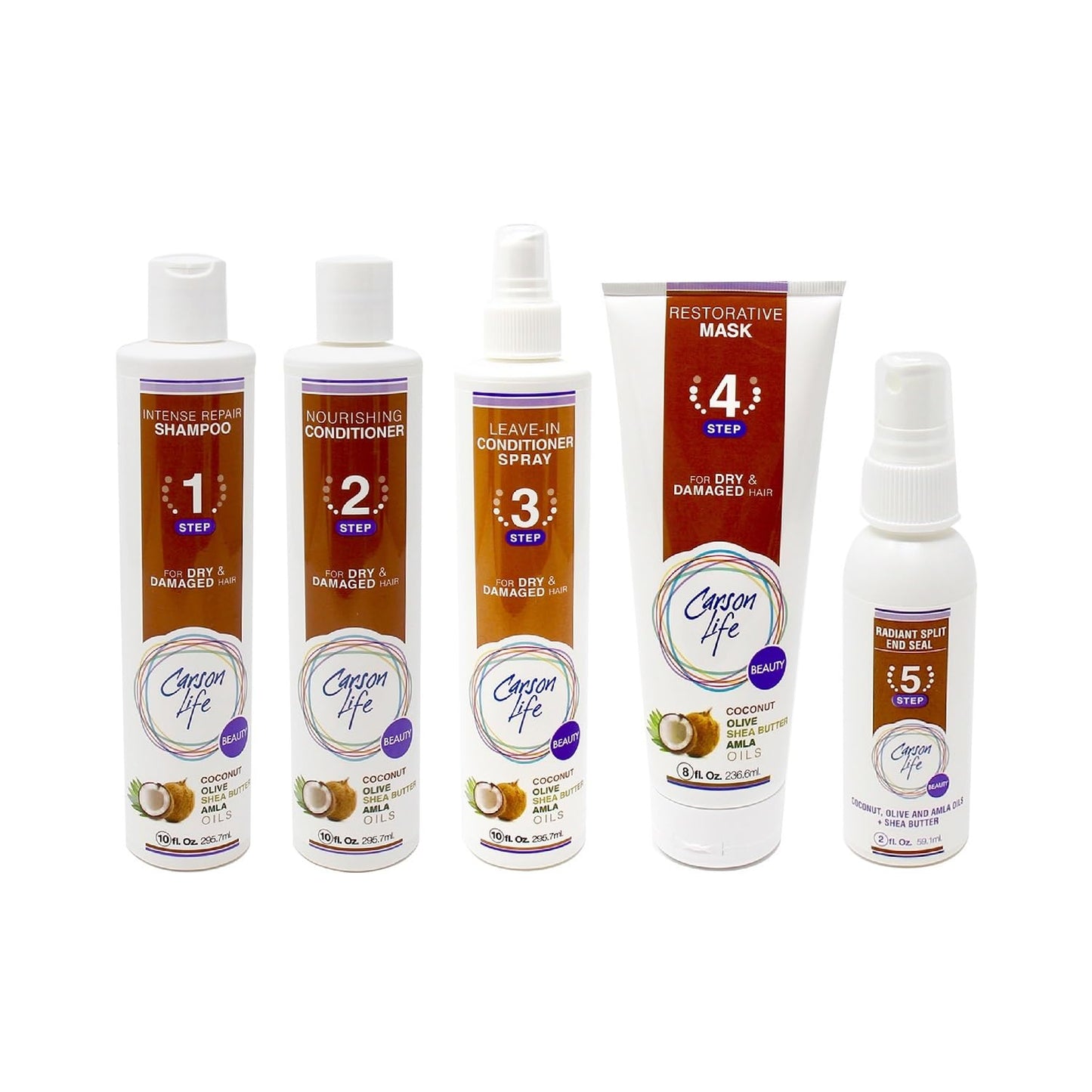 Carson Life Coconut Hair Repair System Beauty & Personal Care Carson Life