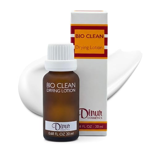 Dinur Cosmetics Bio Clean Drying Lotion, Targeted Cosmetic Spot Care for Oily & Blemish-Prone Skin, 0.68 fl oz / 20 ml Beauty & Personal Care Dinur Cosmetics