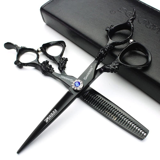 6/7/9-inch professional hair clipper set, sharp hair clippers(6 inch 2pc)