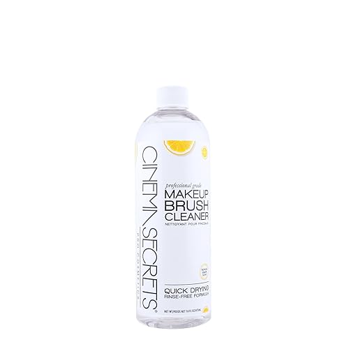 Cinema Secrets Original Makeup Brush Cleaner Solution - Professional Cleanser for Makeup Brushes - Quick-Drying, Rinse-Free Formula - Removes Stubborn Beauty & Personal Care CINEMA SECRETS