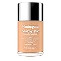 Neutrogena Healthy Skin Liquid Foundation Makeup Broad Spectrum SPF 20 Sunscreen, Medium Coverage, Vit B5, Antioxidants, All Day Wear, Classic Nude Beauty & Personal Care Neutrogena