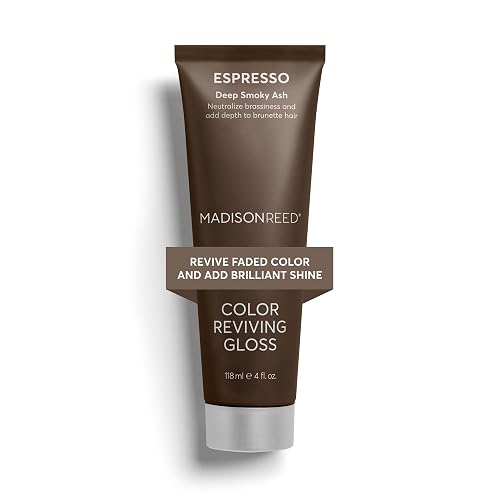 Madison Reed Color Reviving Gloss - Espresso Brown | Semi-Permanent Toning Gloss for Brunette Hair, Neutralizes Brassiness & Red Tones, Boosts Shine Beauty & Personal Care Madison Reed