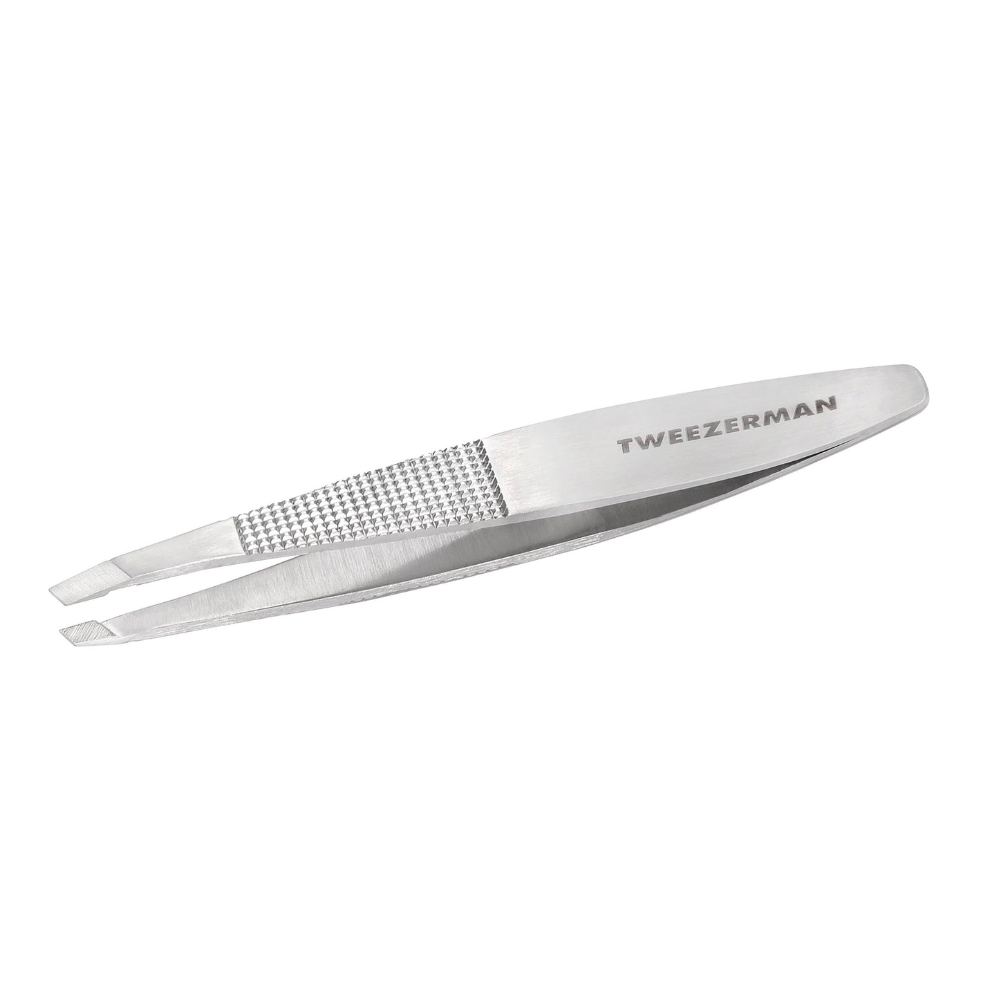 Tweezerman Wide Grip Slant Tweezer, Stainless Steel Beauty and Personal Care Tweezerman