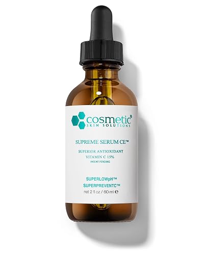 Supreme Serum CE - Vitamin C Face Serum with Vitamin E & Hyaluronic Acid - Antioxidant Rich Anti-Aging & Hydrating Formula - 2 fl oz Beauty & Personal Care Cosmetic Skin Solutions