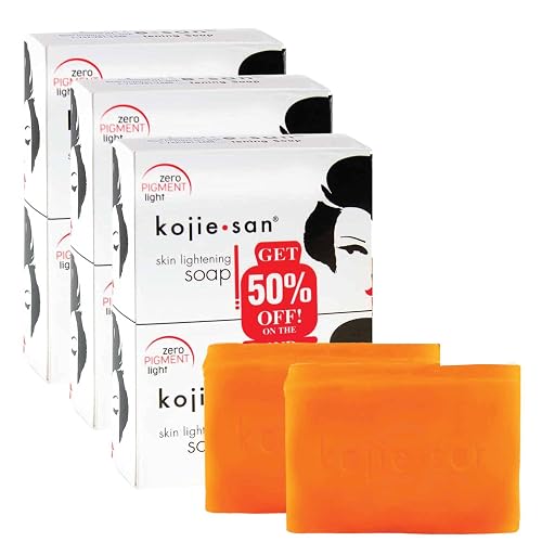 Kojie San Skin Lightening Soap 135g LARGE (6-Pack) Beauty & Personal Care Kojie San