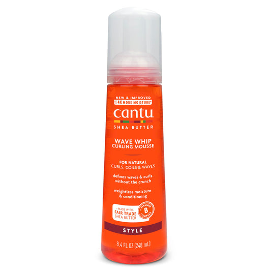 Cantu Shea Butter for Natural Hair Wave Whip Curling Mousse, 8.4 Ounce (Pack of 4) Beauty & Personal Care Cantu