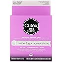Cutex Care Swipe & Go Non-Acetone Nail Polish Remover Pads 10ct Beauty & Personal Care REVLON