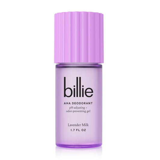 Billie AHA Deodorant 24-hour Odor-Preventing Gel, Aluminum-Free, Lavender Milk, 1.7oz Beauty and Personal Care Billie