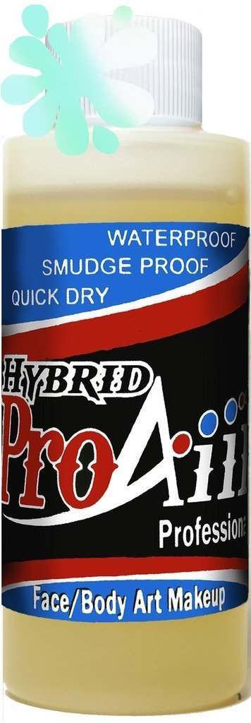ProAiir Face and Body Painting Makeup - 4oz (120ml) Ghost Glo Beauty & Personal Care ShowOffs Body Art