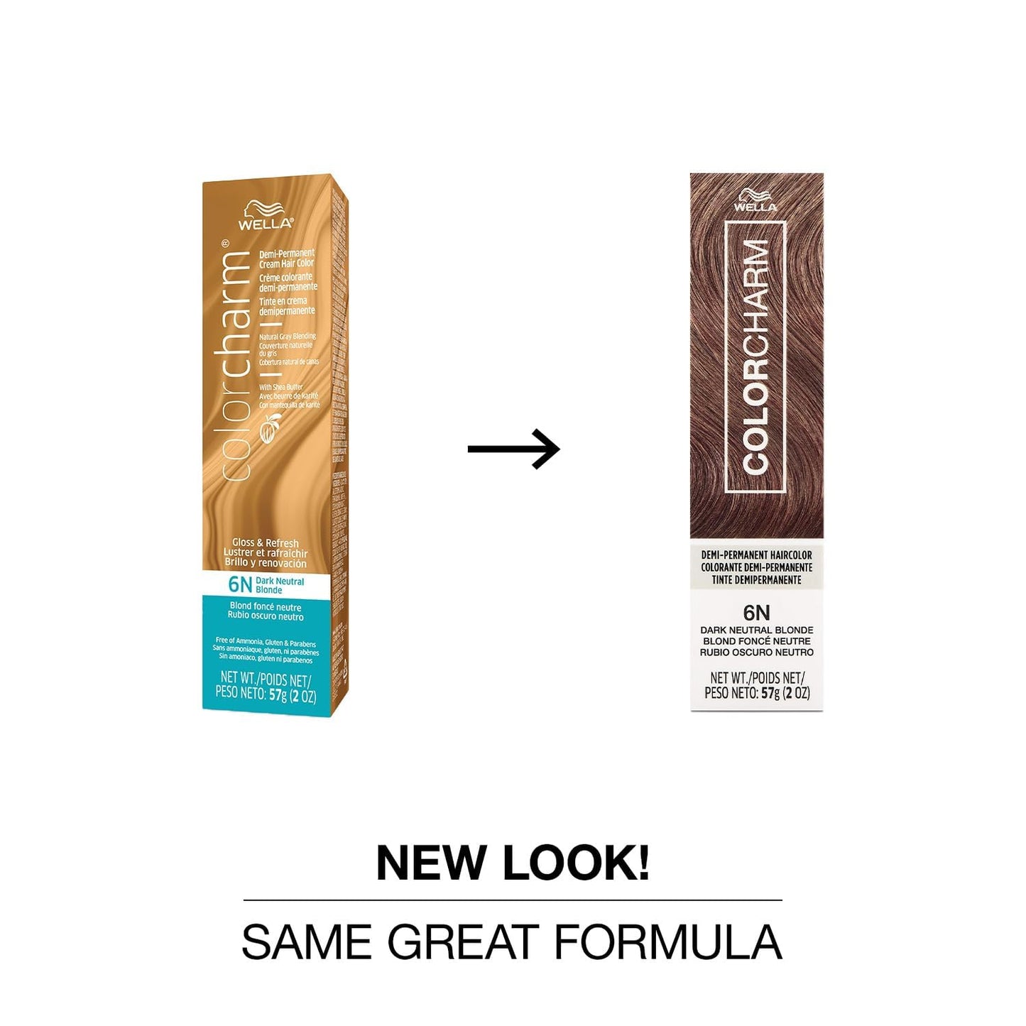 COLORCHARM Demi Permanent Hair Color 6N Dark Neutral Blonde Gloss, Refresh & Tone 2 Fl Oz Beauty and Personal Care COLORCHARM