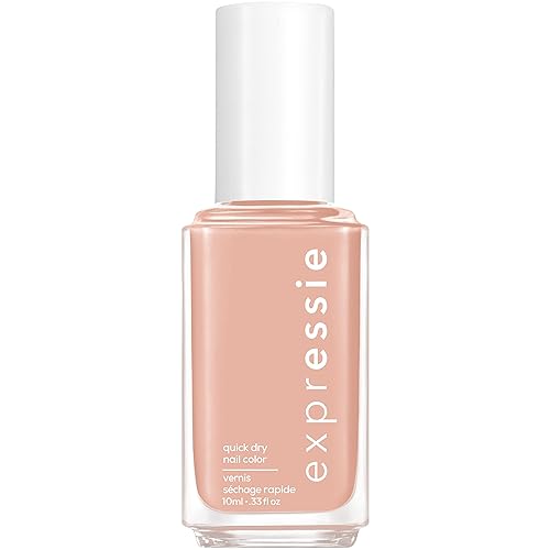 essie Expressie Nail Polish, Quick-Dry Light Beige Nail Polish, Power Moves, Vegan, Buns Up, 0.33 fl oz Beauty & Personal Care essie