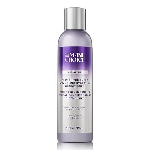 The Mane Choice The Alpha Easy On The Curls Hydration Curly Hair Conditioner, Nourishing Detangling Conditioner Enriched with Biotin & Vitamin E Beauty & Personal Care The Mane Choice