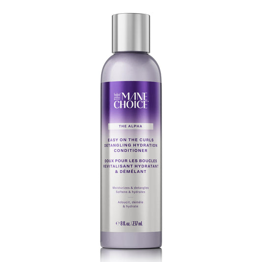 The Mane Choice The Alpha Easy On The Curls Hydration Curly Hair Conditioner, Nourishing Detangling Conditioner Enriched with Biotin & Vitamin E Beauty & Personal Care The Mane Choice