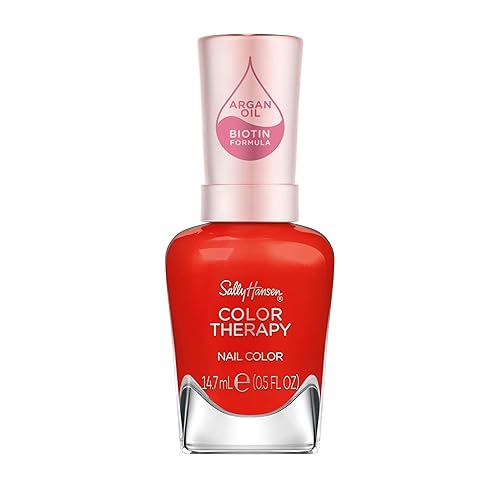 Sally Hansen Color Therapy Nail Polish, Red-iance, Pack of 1 Beauty & Personal Care Sally Hansen