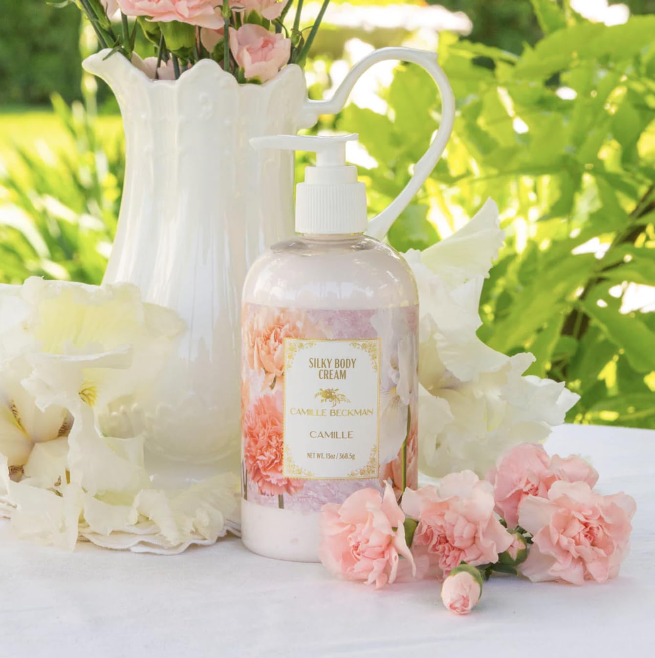 Camille Beckman Camille Scented Silky Body Cream, Daily Moisturizer for All Skin Types, Non-Greasy Vegan Formula to Nourish and Soften Hands and Body Beauty & Personal Care Camille Beckman