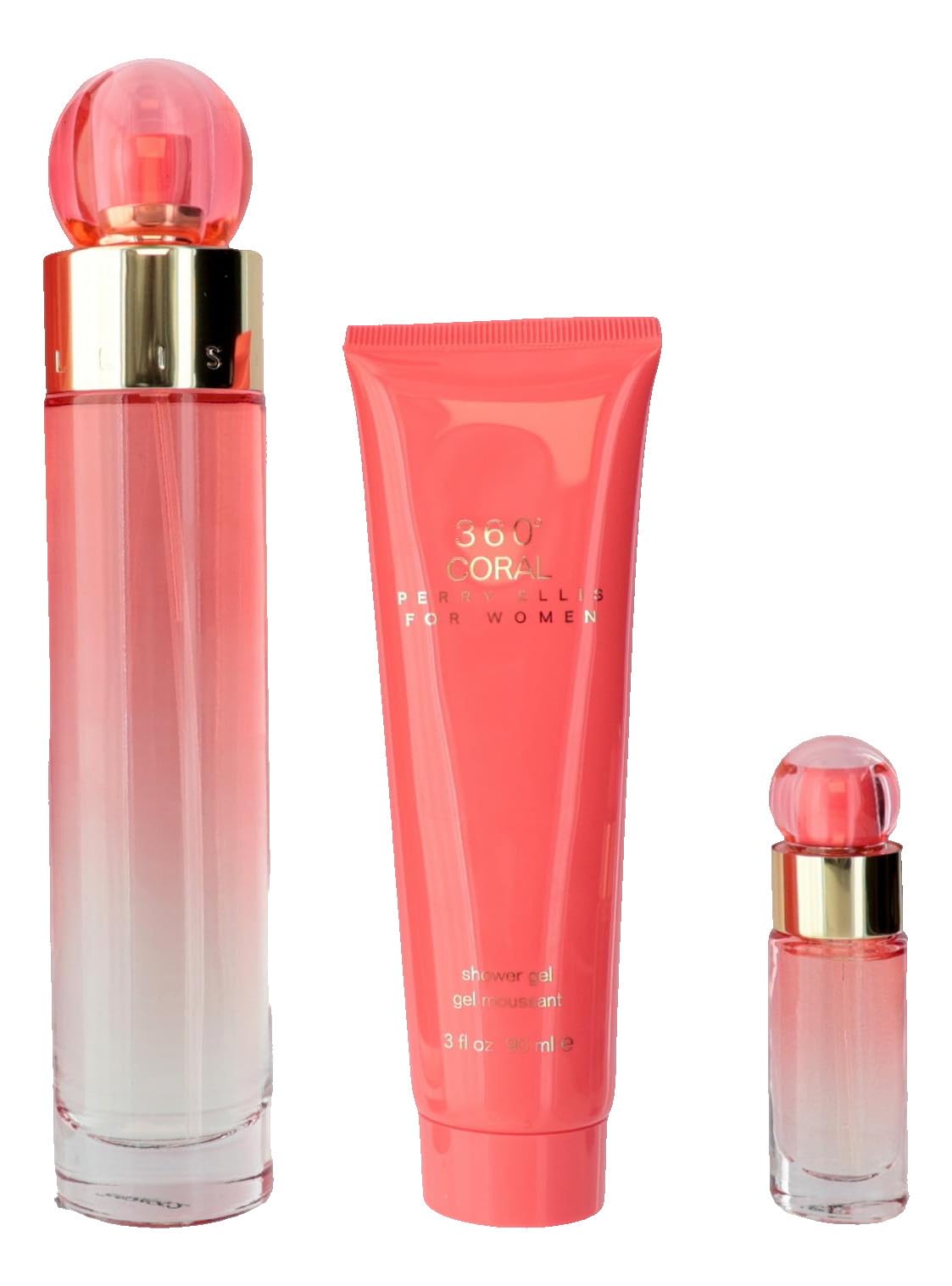 360 CORAL/PERRY ELLIS DELUXE GIFT SET (W) Beauty & Personal Care Perry Ellis