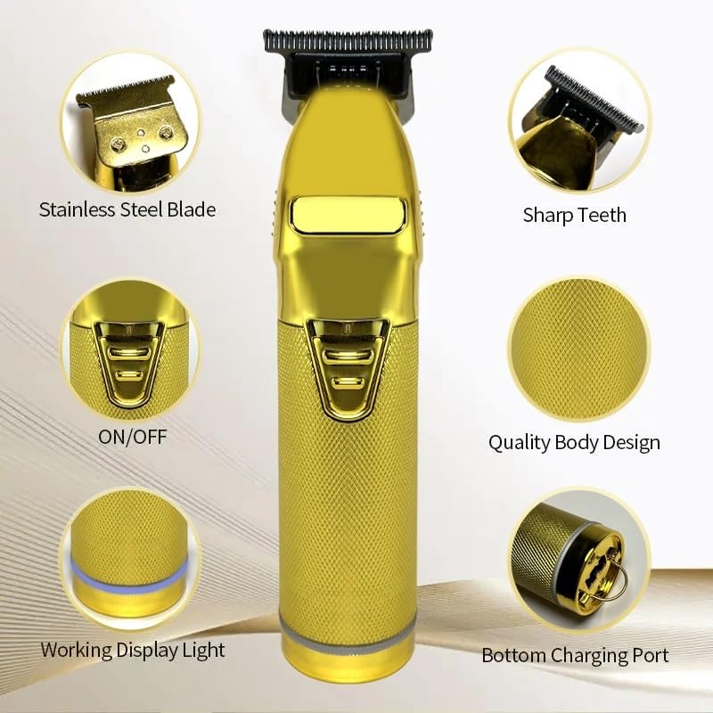 GLESVOWIO Hair Clippers for Men Professional Hair Trimmer for Men Barber Rechargeable Hair Clipper Cordless HairCutting Powerful Machine Hair Beard Beauty and Personal Care GLESVOWIO