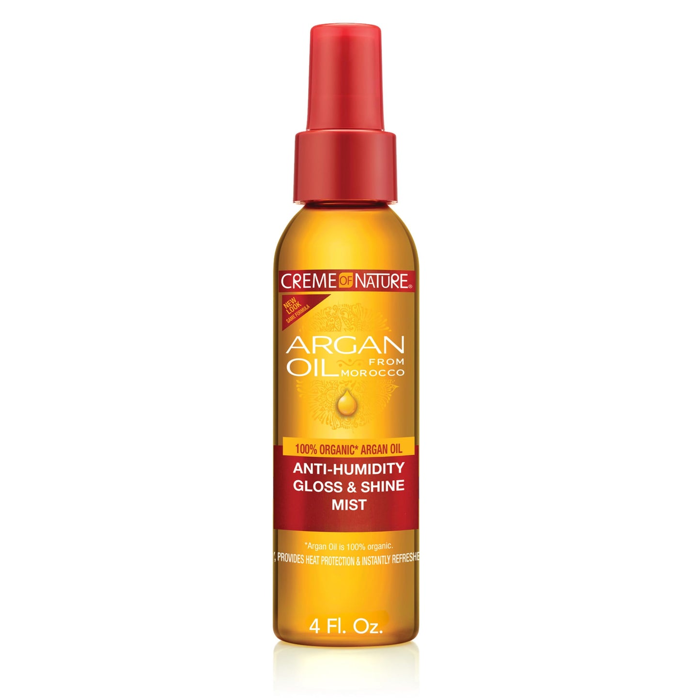 Creme of Nature Anti-Humidity Gloss & Shine Mist, Lightweight Frizz Control and Heat Protection, Infused with 100% Organic Argan Oil from Morocco, 4 Beauty & Personal Care Creme of Nature