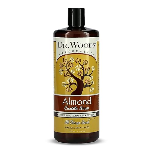 Dr. Woods Almond Liquid Castile Soap - Castile Soap with Pure Almond Oil, Body Wash for Men and Women, Contains Organic Shea Butter, Natural Cleaner Beauty & Personal Care Dr. Woods