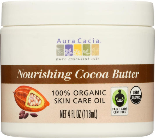 Aura Cacia Natural Cocoa Body Butter, 4 Ounce - 6 per case.6 Beauty & Personal Care Aura Cacia