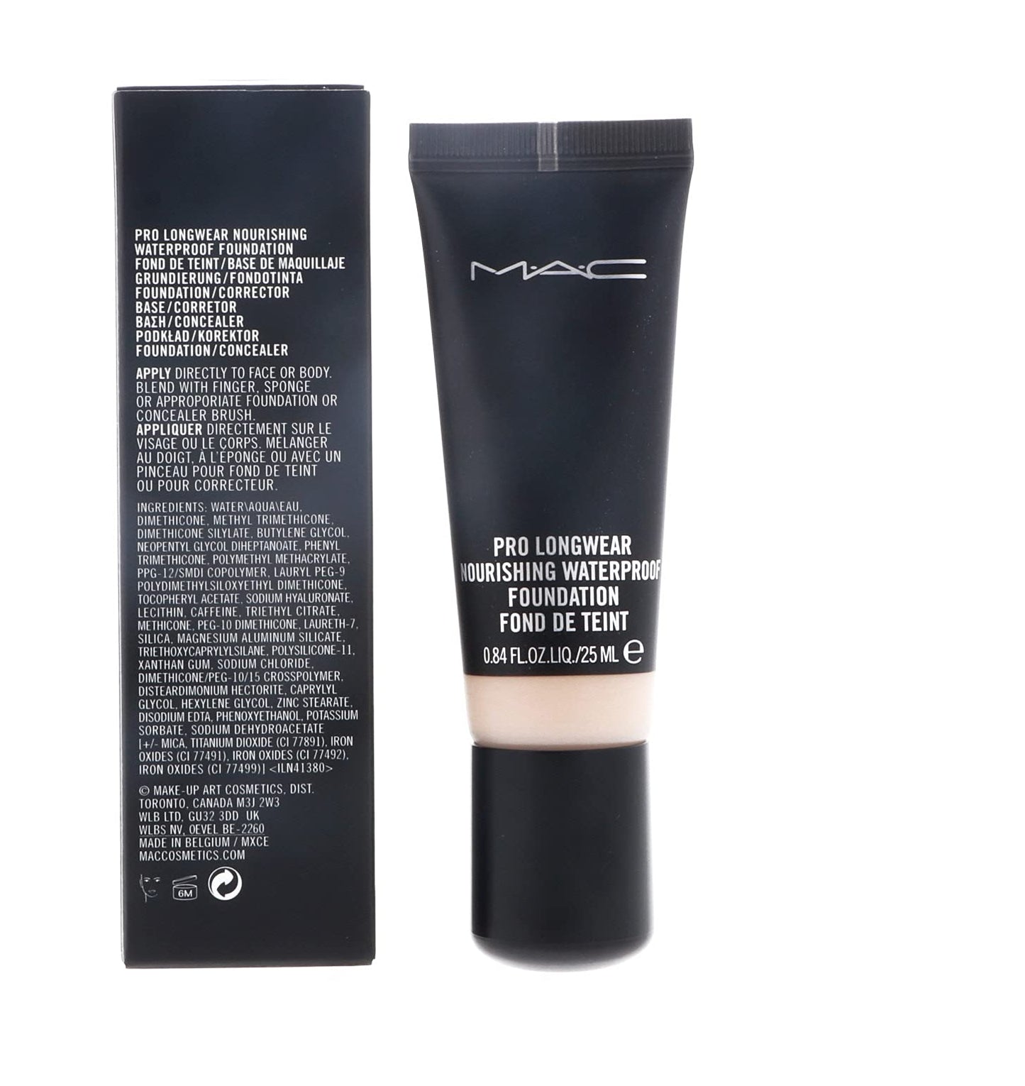 AcM MAC Pro Longwear Foundation Waterproof, Nc 30, 0.84 Oz Beauty & Personal Care MAC