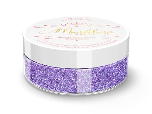 MARBLERS Chunky Natural Mica Powder [Stardust Pearl] 0.11oz (3g) | Highly Pigmented | Non-Toxic, Vegan, Cruelty-Free | Eyeshadow, Body Butter, Nail Beauty & Personal Care MARBLERS
