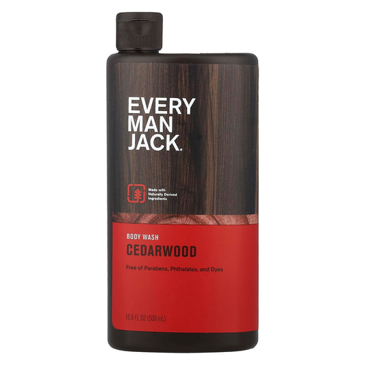 Every Man Jack Body Wash and Shower Gel Cedarwood, 16.9 Ounce Beauty & Personal Care Every Man Jack