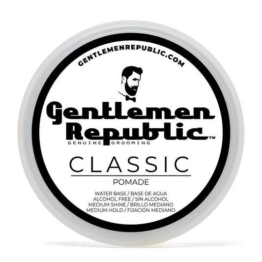 Gentlemen Republic Classic Pomade for Men - Water Based Pomade for Medium Hold & Shine, Premium Mens Hair Styling Products with No Beeswax - Ideal Beauty & Personal Care Gentlemen Republic