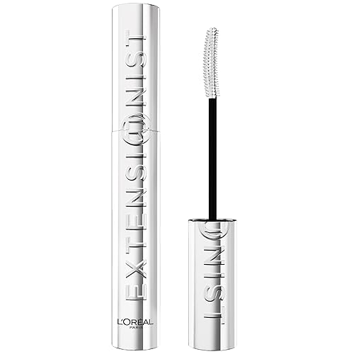 L'Oreal Paris Extensionist Mascara, Lengthening, Volumizing, and Curling Formula For a Lash Extension Eye Makeup Look, Washable Blackest Black Beauty & Personal Care L'Oreal Paris