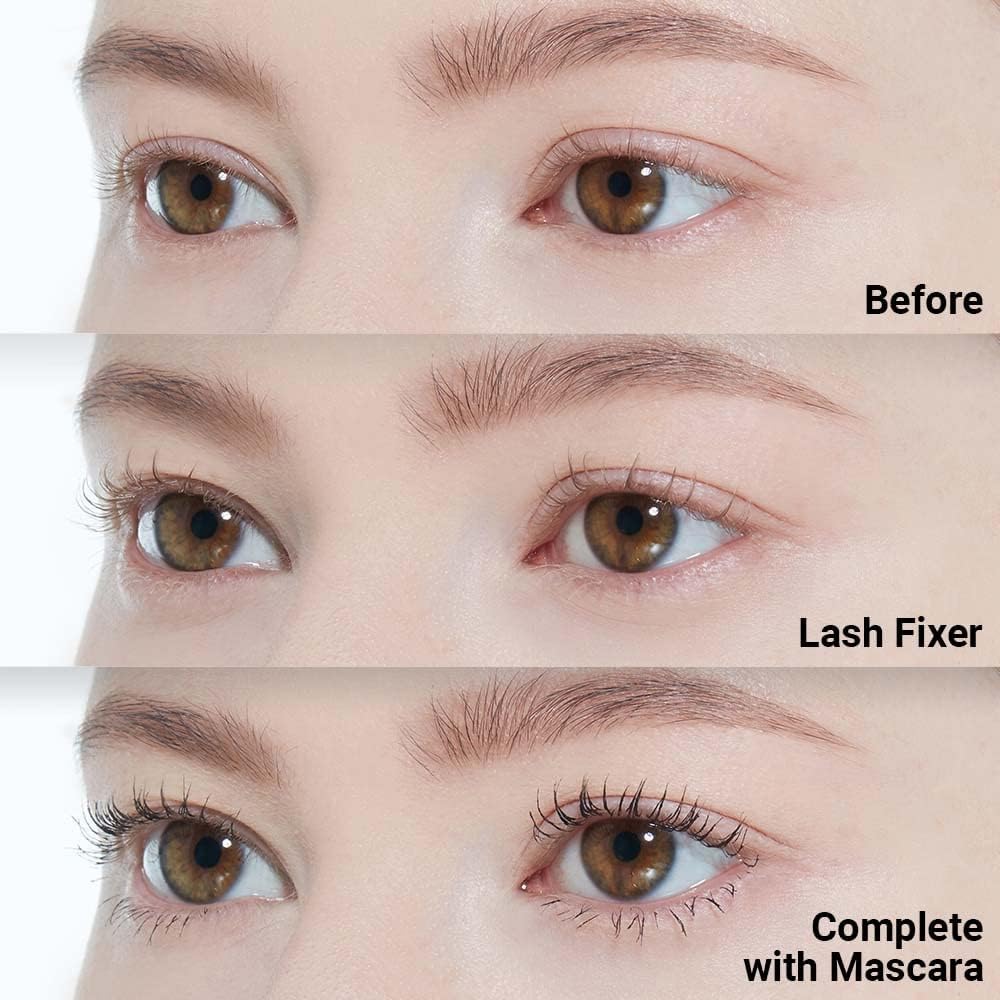 ETUDE Dr. Mascara Fixer For Perfect Lash, clear mascara primer, Korean Mascara Fixer All-Day Curl Hold, Volumizing, Smudge-Proof, Korean Makeup Beauty and Personal Care ETUDE