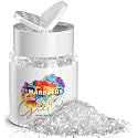 MARBLERS Holographic Glitter [Mixed Silver] 1.5oz (42g) | Chunky | Non-Toxic, Vegan, Cruelty-Free | Face, Body, Eyeshadow, Hair, Festival, Party Beauty & Personal Care MARBLERS